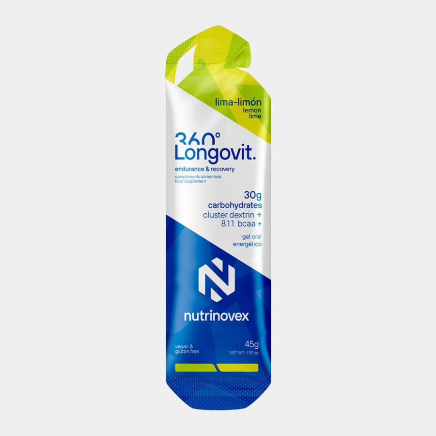 GEL ENERGETICO NUTRINOVEX LONGOVIT 360 GEL - 30g CHO GEL ENERGETICO NUTRINOVEX LONGOVIT 360 GEL - 30g CHO