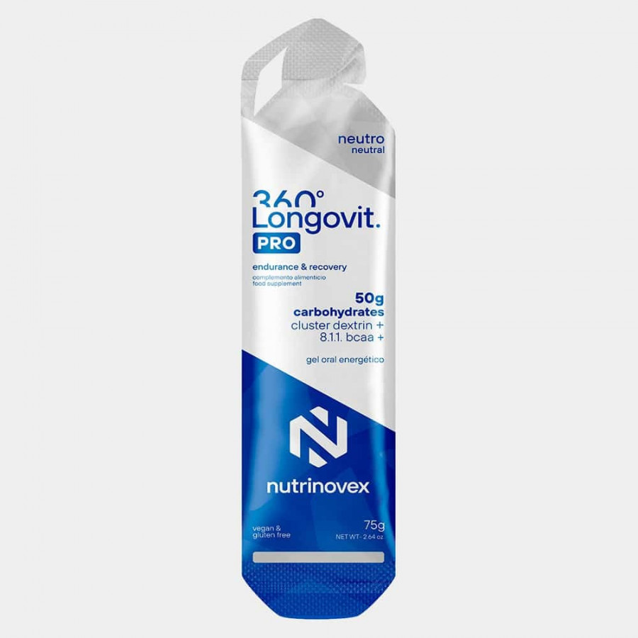 GEL ENERGETICO NUTRINOVEX LONGOVIT 360 GEL PRO - 50g CHO GEL ENERGETICO NUTRINOVEX LONGOVIT 360 GEL PRO - 50g CHO