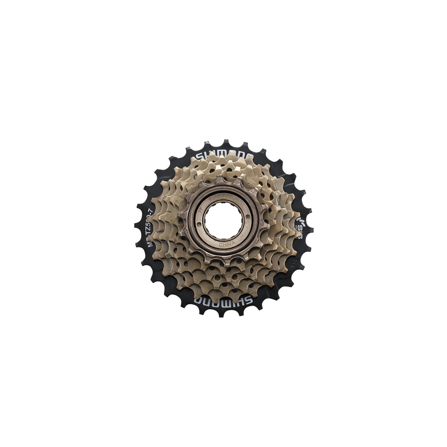 PIÑON SHIMANO ROSCA 7V  MF-TZ500 PLATA 14-28