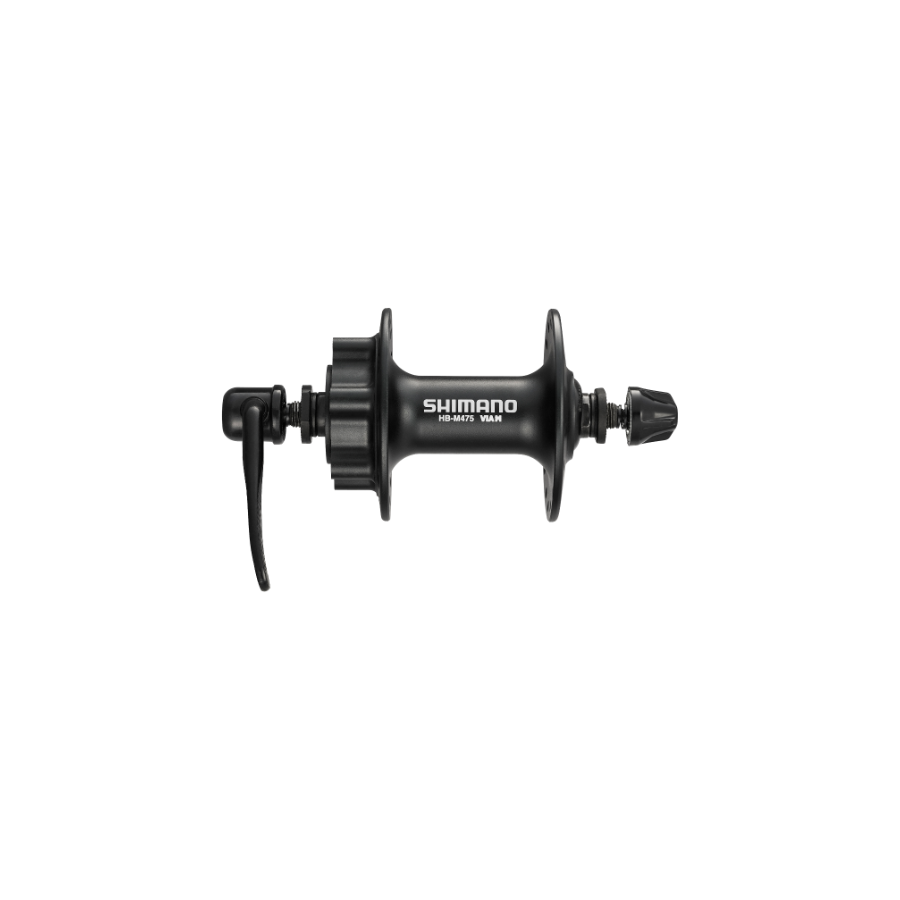 BUJE  SHIMANO DEL. 100/32 NEGRO  HB-M475 FRENO DISCO 6 TORN.