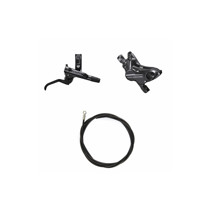 KIT FRENO DISCO SHIMANO TRAS. 4 PIST. BL-M6100 + BR-M6120 + LATIG. KIT FRENO DISCO SHIMANO TRAS. 4 PIST. BL-M6100 + BR-M6120 + LATIG.