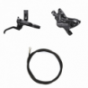 KIT FRENO DISCO SHIMANO TRAS. 4 PIST.  BL-M6100 + BR-M6120 + LATIG.