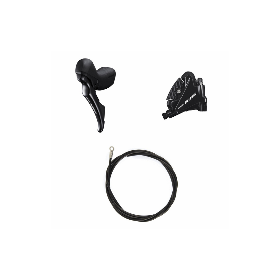 KIT FRENO DISCO SHIMANO DEL. - NEGRO ST-R7020 + BR-R7070 + LATIG. KIT FRENO DISCO SHIMANO DEL. - NEGRO ST-R7020 + BR-R7070 + LATIG.