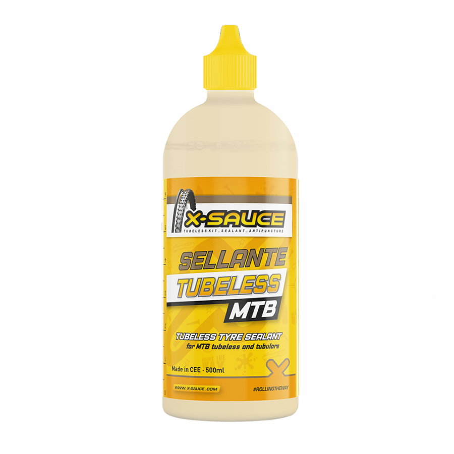 LêQUIDO SELLANTE X-SAUCE TUBELESS MTB 500ml LêQUIDO SELLANTE X-SAUCE TUBELESS MTB 500ml