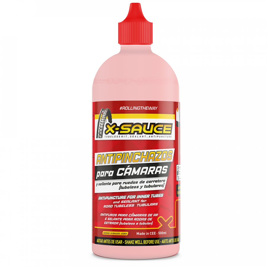 ANTIPINCHAZOS X-SAUCE PARA CçMARAS Y TUBULARES 500ml ANTIPINCHAZOS X-SAUCE PARA CçMARAS Y TUBULARES 500ml