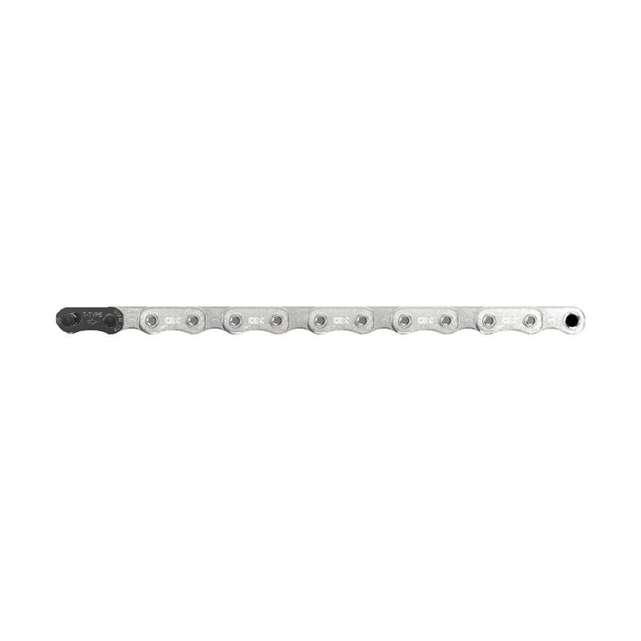 CADENA SRAM GX T-TYPE EAGLE SOLIDPIN 126 ESLABONES 12V POWERLOCK PLATA CADENA SRAM GX T-TYPE EAGLE SOLIDPIN 126 ESLABONES 12V POWERLOCK PLATA