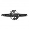 JUEGO DE BIELAS Y PLATO SRAM EAGLE 90 DUB WIDE T-TYPE DIRECT MOUNT 160 mm 32D ALUMINIO NEGRO/PLATA