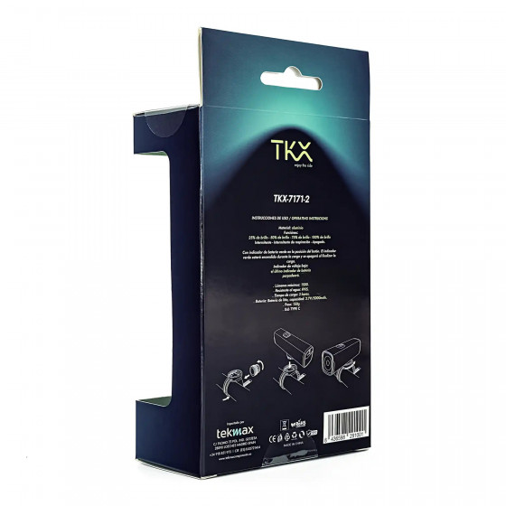 FARO DELANTERO TKX 1500LM USB