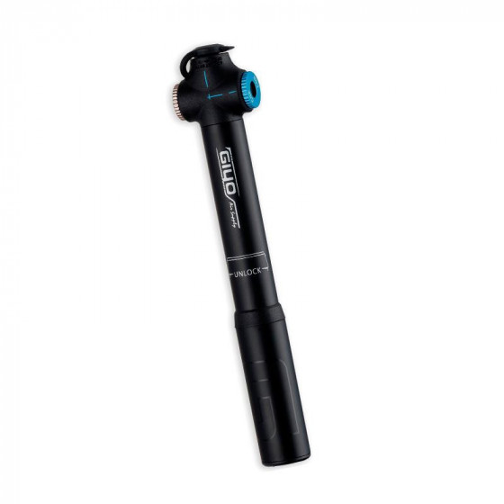 MINI INFLADOR GIYO TELESC DOBLE VALVULA + CARTUCHO CO2