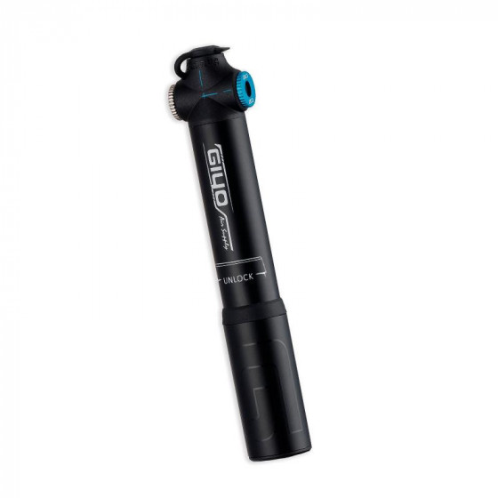 MINI INFLADOR GIYO TELESC MTB DOBLE VALVULA + CARTUCHO CO2