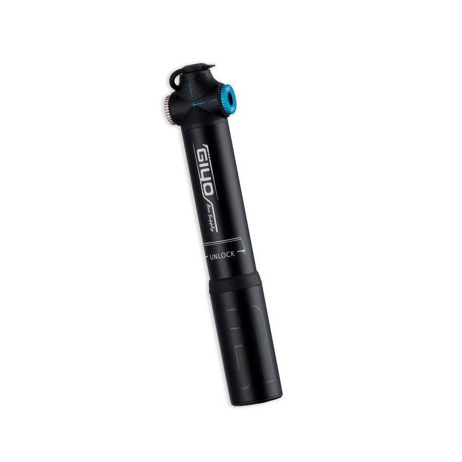 MINI INFLADOR GIYO TELESC MTB DOBLE VALVULA + CARTUCHO CO2 MINI INFLADOR GIYO TELESC MTB DOBLE VALVULA + CARTUCHO CO2