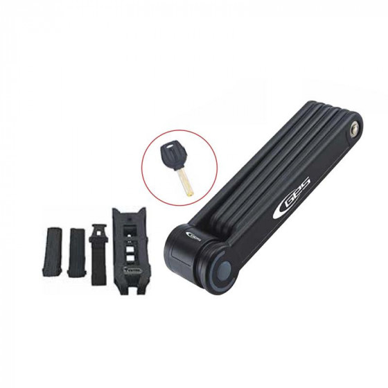 CANDADO PLEGABLE 800 MM. NEGRO (6 LAMINAS)