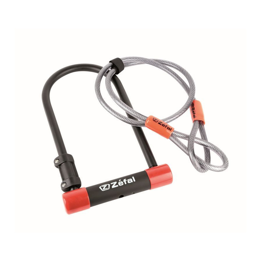 CANDADO ZEFAL U ACERO 13 MM + CABLE 10 mm x 120 cm CANDADO ZEFAL U ACERO 13 MM + CABLE 10 mm x 120 cm