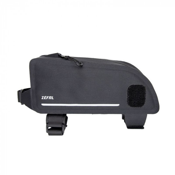 BOLSA CUADRO ZEFAL Z ADVENTURE T1 TUBO SUPERIOR 1L IMPERMEABLE NEGRO (22x5x10 cm)